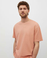 Solid Peach Cotton T-Shirt